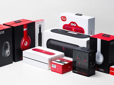 Beats by Dre beats by dre branding design system package design