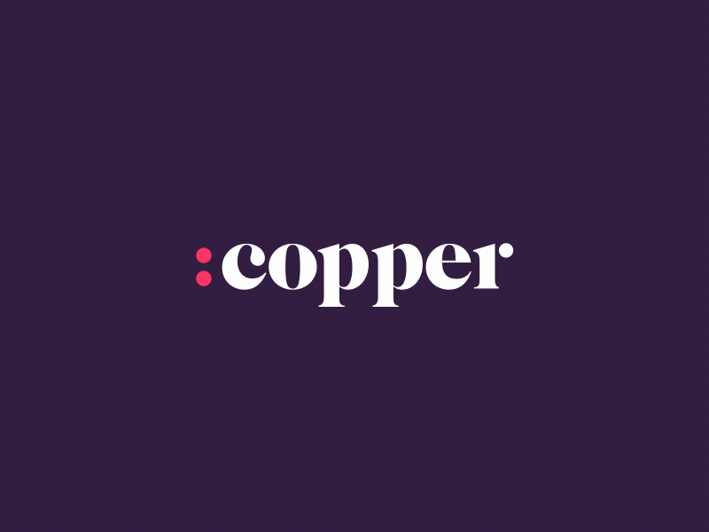 Copper Brand Identity b2b brand identity branding logo naming tech