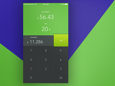 Daily UI #004 Tip Calculator