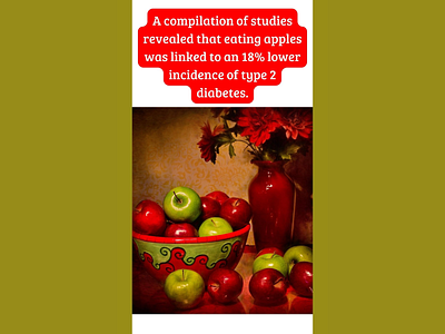 Eating Apples Lower Incidence Of Type 2 Diabetes apple fat fat loss health healthy lifestyle healthy meal weight loss