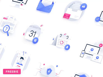 Web Essential Icons Vol 2: Digital Product b2b digital product empty state free free icons freebie icons illustrations placeholder placeholders saas