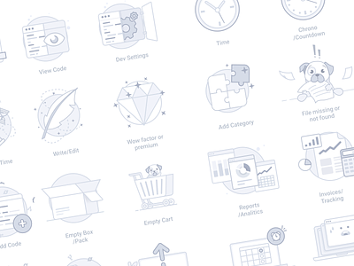 Empty State Icons Volume 2 404 empty page empty state icon illustration no files onboarding placeholder saas saas webapp