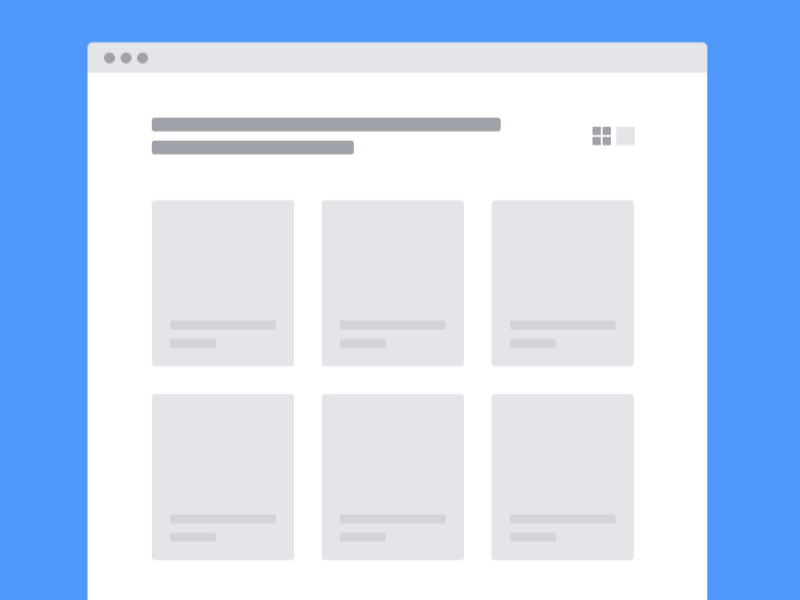 [UX] Grid size switch animation css flat html interaction ui ux website wireframe