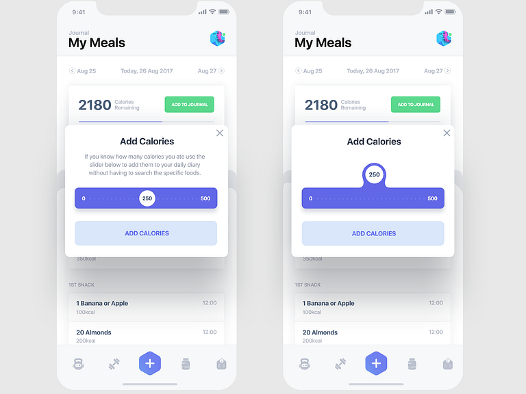 ios Fluid Slider ui ux by Virgil Pana on Dribbble