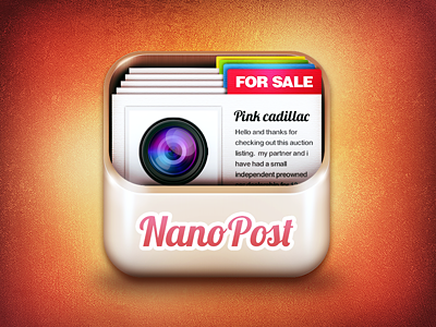 Nanopost IOS icon app icon ios iphone iphone icon