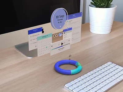 UI maker for augmented reality 3d augmentedreality design interaction interface render ui ux vectary