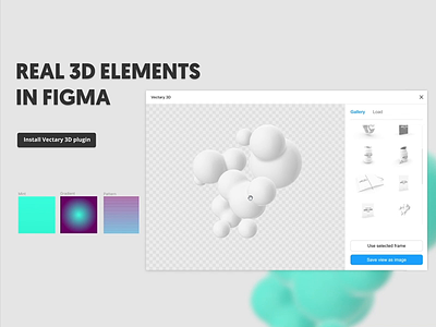 Vectary 3D plugin for Figma 3d design figma figmadesign free graphicdesign mockup plugin render ui uidesign ux vectary webdesign
