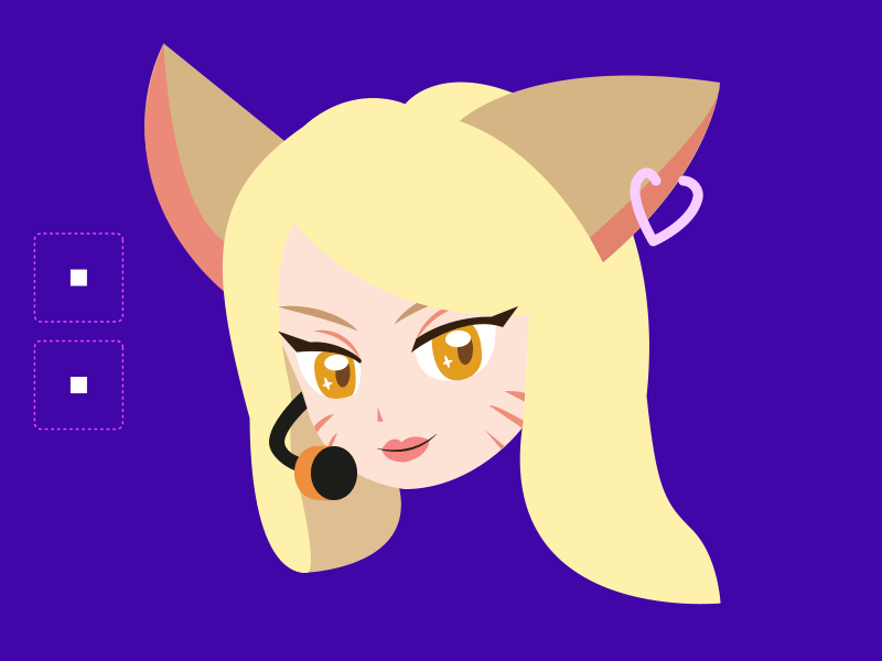 Ahri Face Rigging by Jisoo Sim on Dribbble