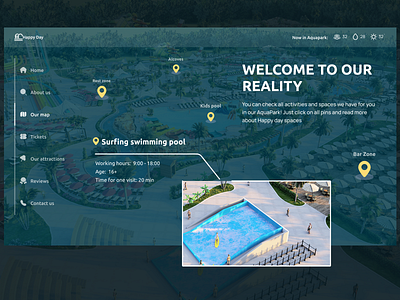 Happy Day - Aquapark map aqua aqua landing aquapark landing landing page park water water landing water park