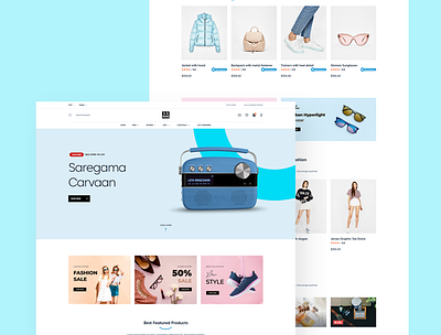 Website Design: E-Commerce UI Template appui branding creative creativity design devoq figma graphic design illustration logo ui uidesign uiux web webdesign website