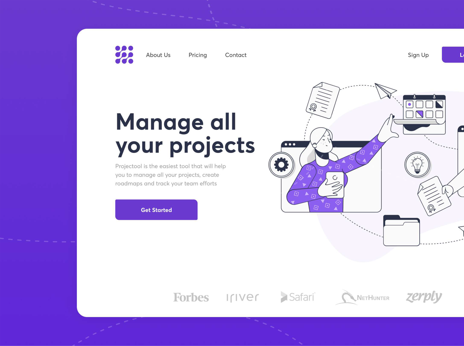PMS Landing Page UI UX Design | Unbounce by Yash Hingarajiya for Devoq ...