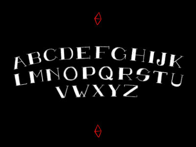 Ouija type after effects diamond evil loop ouija photoshop spirits type typography