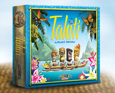 Tahiti Box Design for Minion Games board games box design tiki