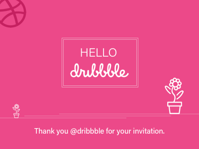 First Shot dribbble first shot invite thank you