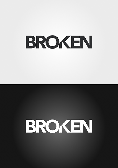 Clever Logo Broken Wordmark / Verbicons logo • LogoMoose - Logo Inspiration