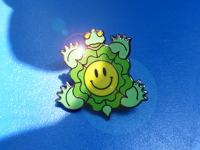 Turtle of Joy emoji enamelpin pin smiley smiley face turtle turtle power