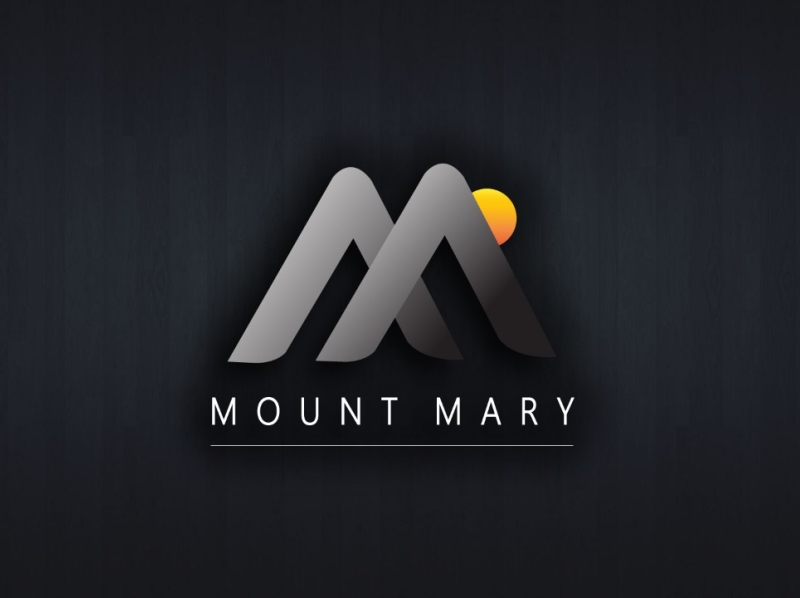 Mount Mary Logo logo logo design minimal logo signature logo vector