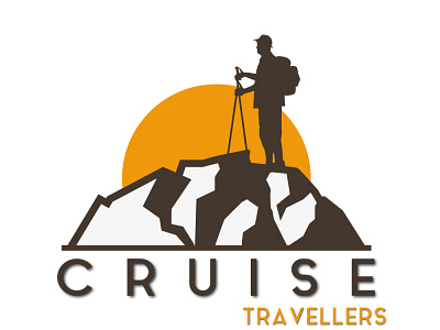 Cruise Travellers logo design graphic design illustration logo logo design