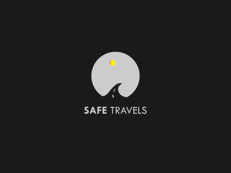 Safe travels logo adobe illustrator adobe xd branding design graphic design illustration logo logo design minimal ui vector
