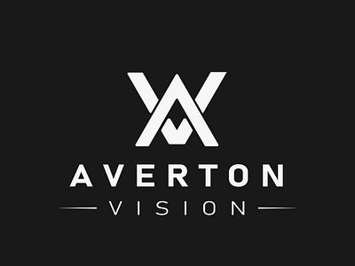 Averton Vision Logo geometric logo graphic design illustration illustrator logo logo design logo text minimal logo vector logo