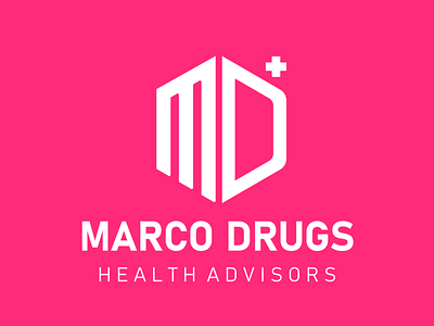 Marco drugs logo 3d adobe xd animation branding design graphic design illustration logo logo design minimal motion graphics ui vector