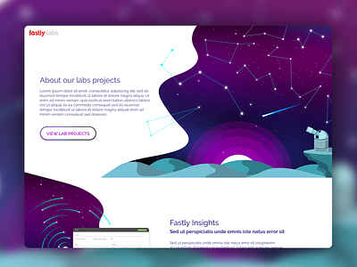 Labs concept celestial constellations graphic illustration illustration art observatory purple space stars