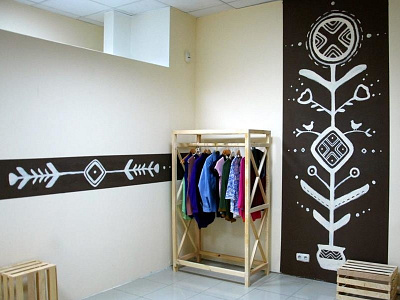 Zerno Store Wall Painting