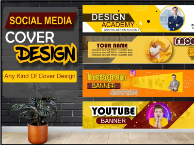 Social Media Cover Design Any kind of Cover Design cover design social media banner youtube art youtube banner youtube cover art youtube thumbnail