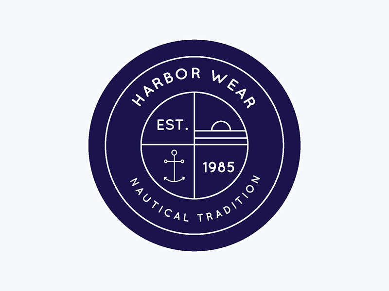 Harbor Wear Logo by Annie Dipert on Dribbble