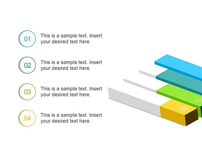 Four steps infographics