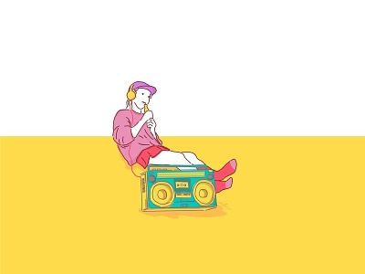 kisum colorfull fresh fun kisum korea music illustration playlist rap