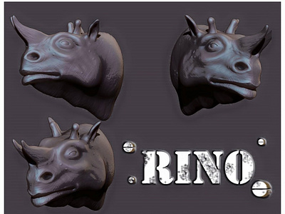 Rino 3D Illustration