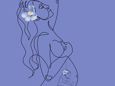 Pregnancy Minimalist design graphic design illustration illustrator minimal minimalist photoshop ui ux vector