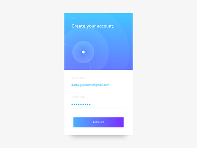 Daily UI Challenge #01 - Sign Up