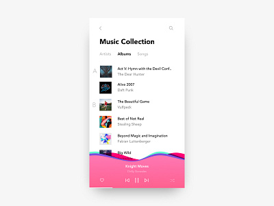 Daily UI Challenge #09 - Music Player app challenge daily dailyui iphone music player profile ui ux