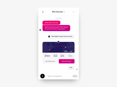 Daily UI Challenge #13 - Direct messaging