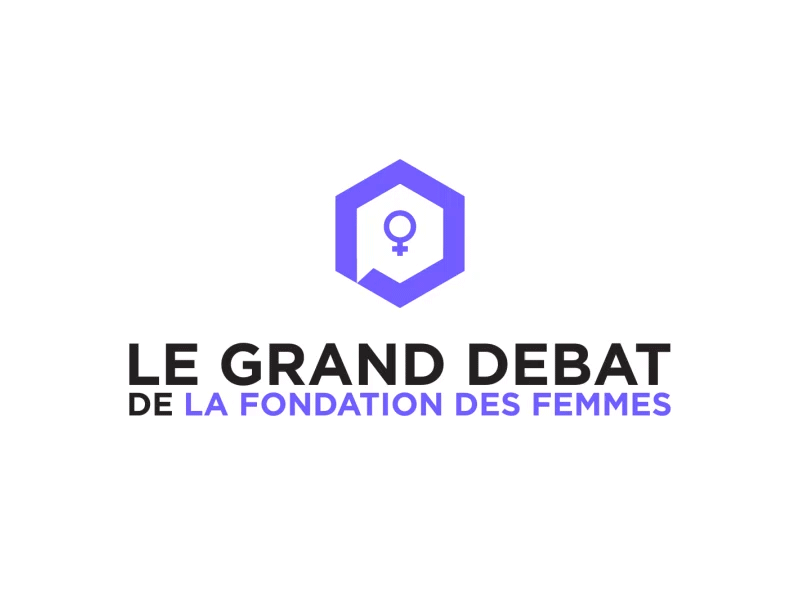 Grand Débat de la Fondation des Femmes debate design débat femmes fondation grand great logo motion rights womens