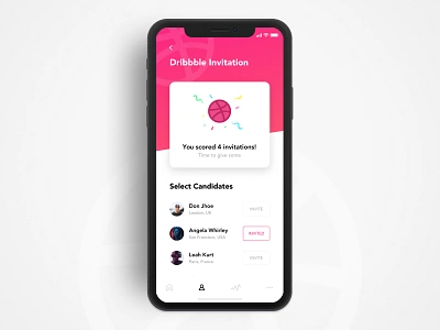 🏀 Dribbble Invitations x4 dribbble giveaway invitation invitations invite invites iphone ticket ui ux