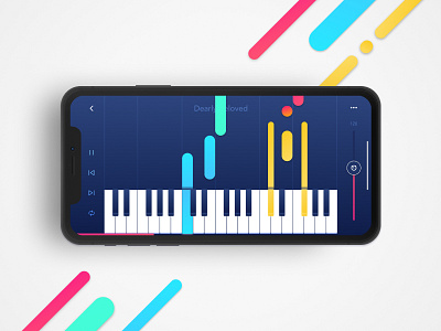 🎹 Piano Sheets Reader App app concept daily iphone piano reader sheets tutorial ui ux x