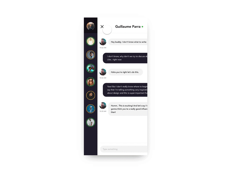 💬 Direct Messaging Menu w/ Studio