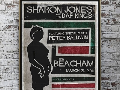 Sharon Jones Concert Poster concert poster musician poster student work