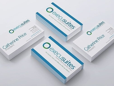 Execu-Suites Business Cards business cards corporate identity student project