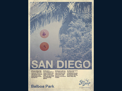 San Diego Tourism Poster briefbox poster san diego tourism tourism poster vintage