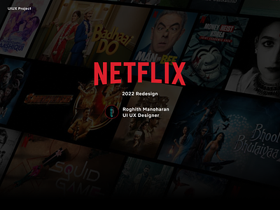 Netflix - Redesign design figma product design ui uiux ux web design webpage