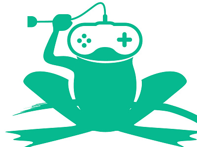Gaming Frog Logo Design app design frog gaming logo logo design