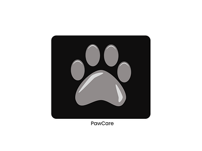 App Icon animation app icon black dailyui logo pawcare pet adoption app simple ui