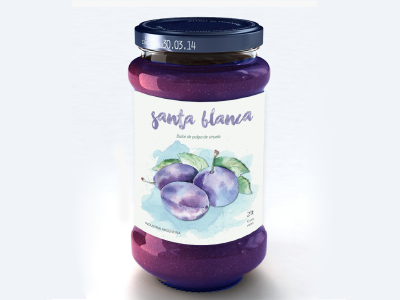 Label work in progress cute jam labels plum plumjelly process sweetlabel watercolor watercolorstyle