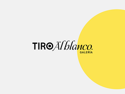Tiro Al Blanco brand design brand identity branding design gallery gallery art gallery logo guadalajara illustration lettering lettermark letters logo logodesign logotype mexico target logo