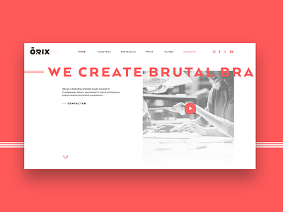 Órix Studio design logo ui ux visual visual design