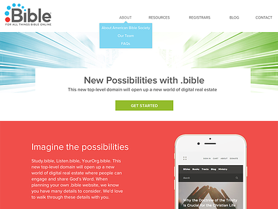 .bible homepage web